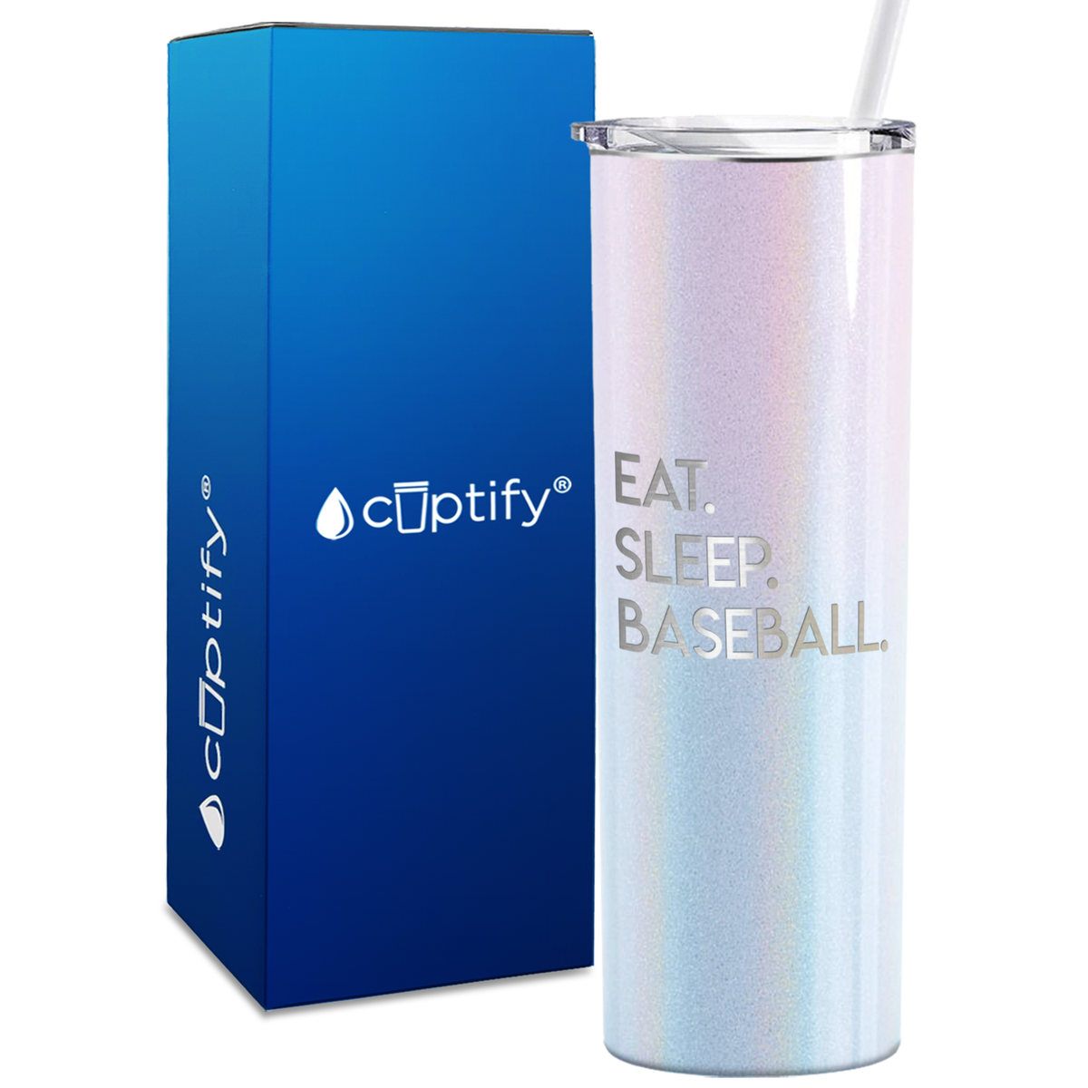 Eat Sleep 20oz Skinny - Baseball