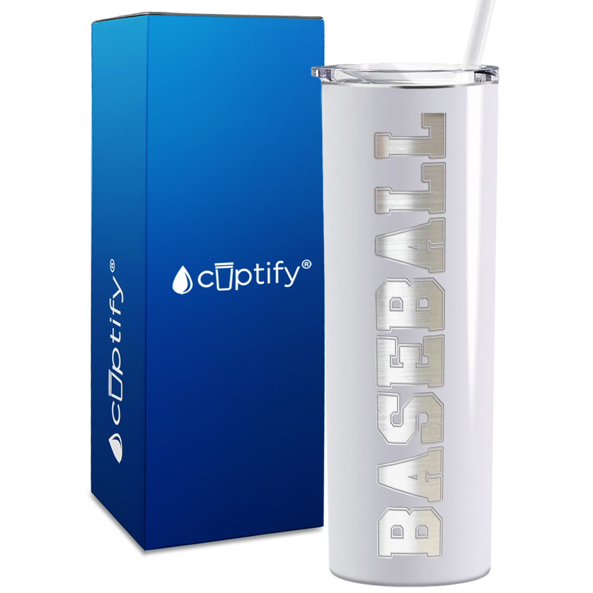 Baseball 20oz Skinny Tumbler