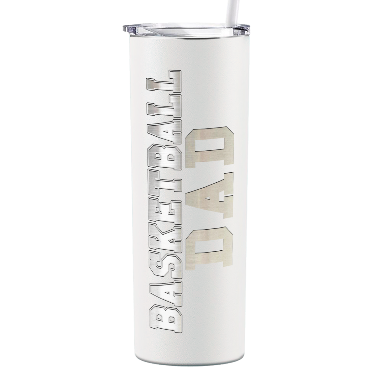 Basketball Dad on 20oz Skinny Tumbler