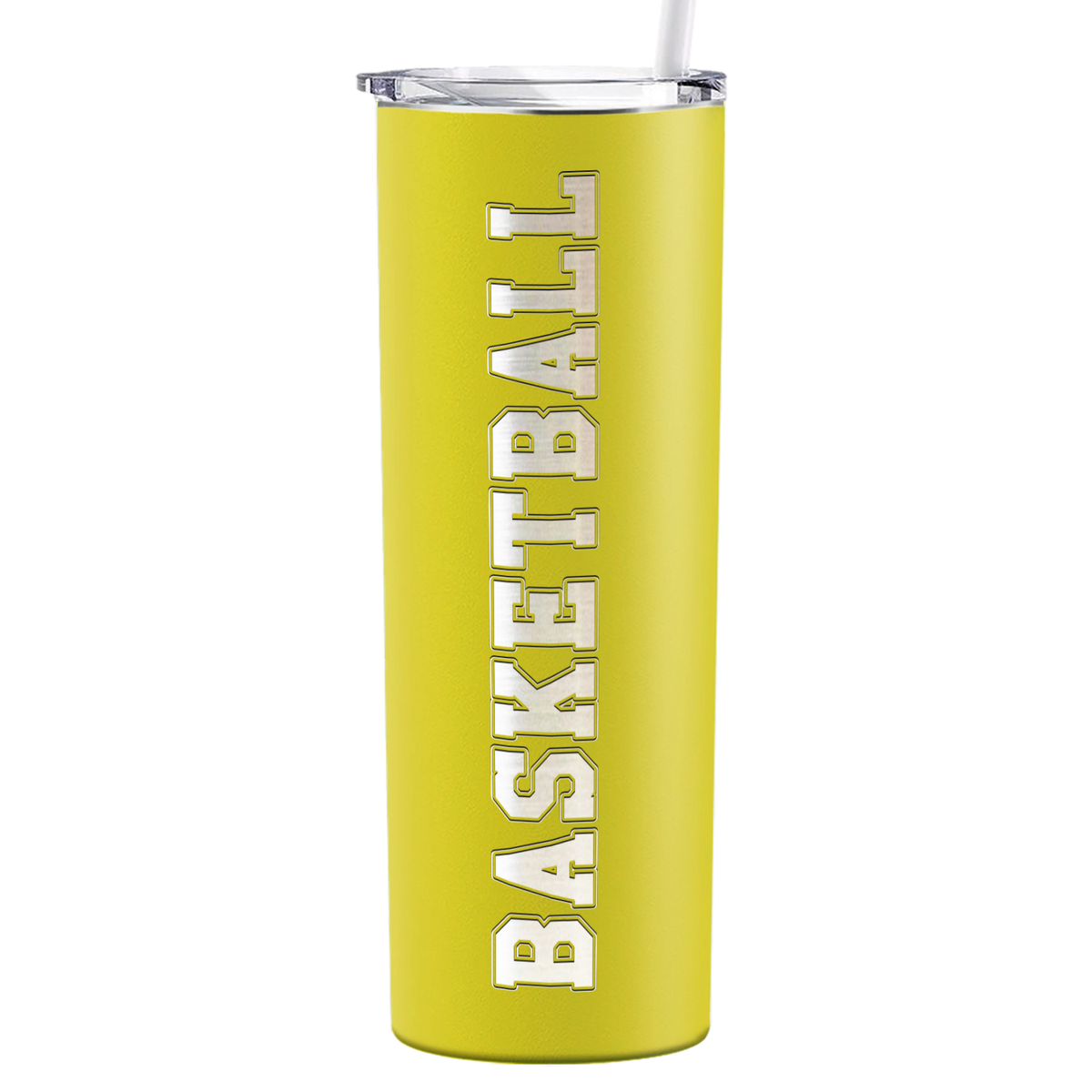 Basketball on 20oz Skinny Tumbler