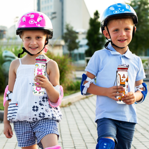 Construction Trucks Personalized Kids Bottle with Straw 20oz Tritan™ Water Bottle