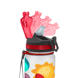 Rocket in Space Personalized Kids Bottle with Straw 20oz Tritan™ Water Bottle