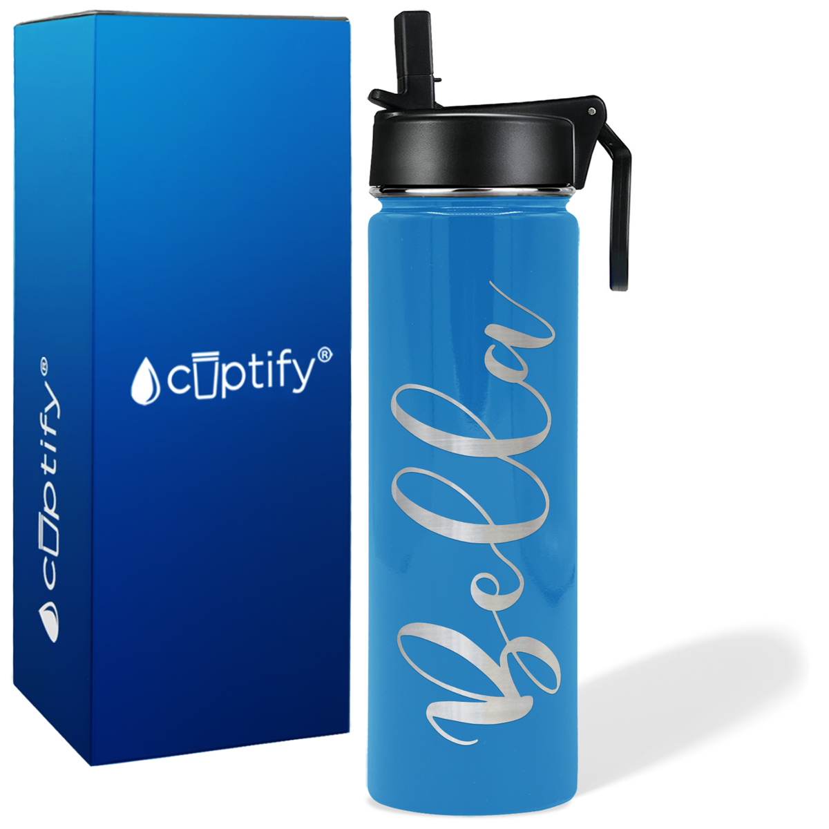 Personalized Bella Style on 24oz Wide Mouth