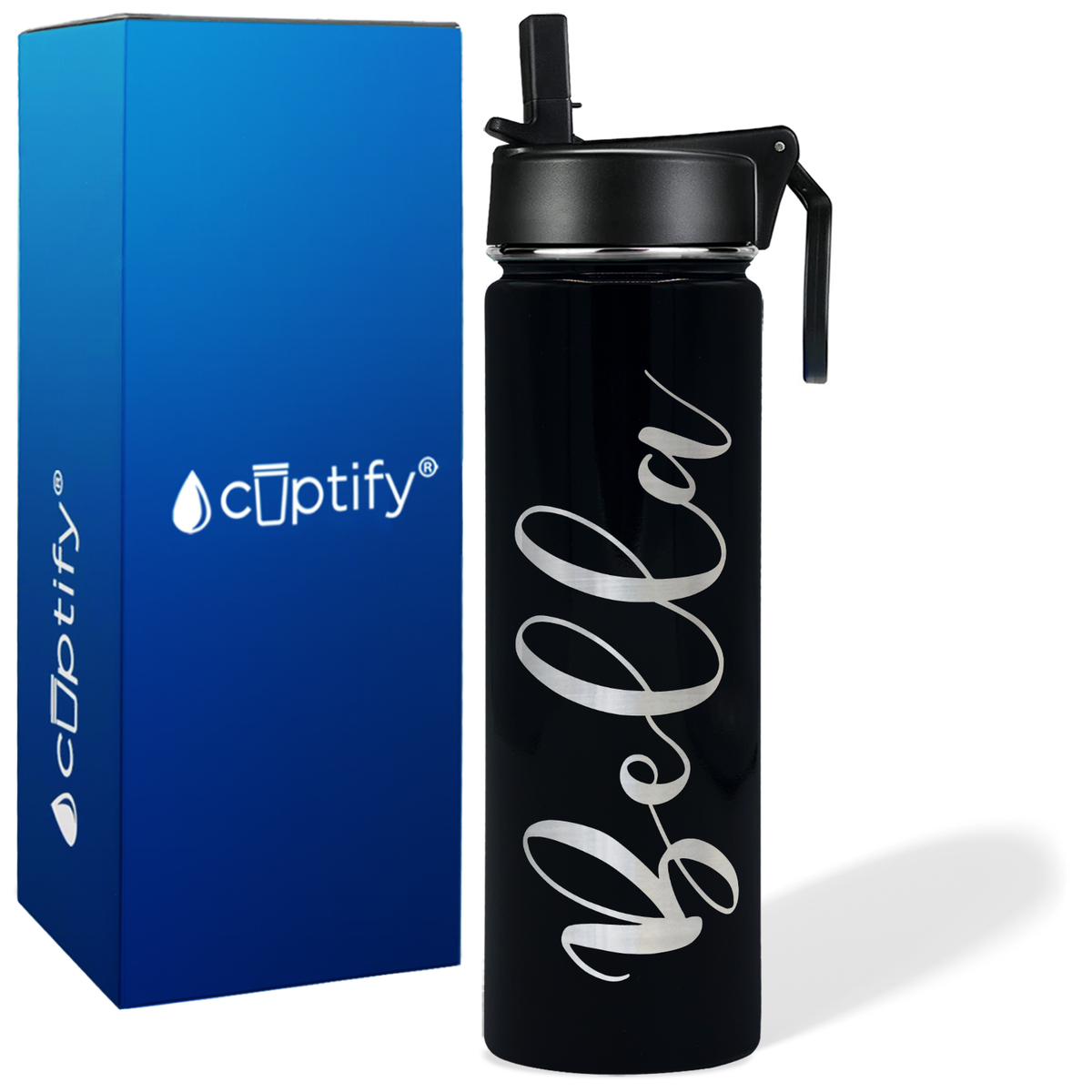 Personalized Bella Style on 24oz Wide Mouth