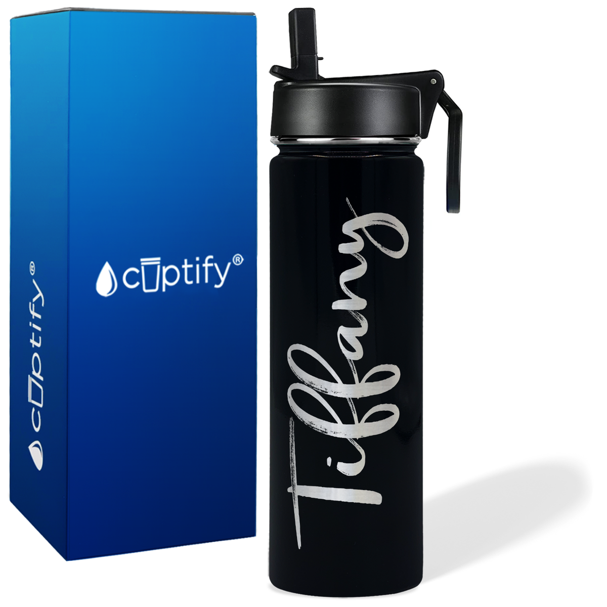 Personalized Tiffany Style on 24oz Wide Mouth