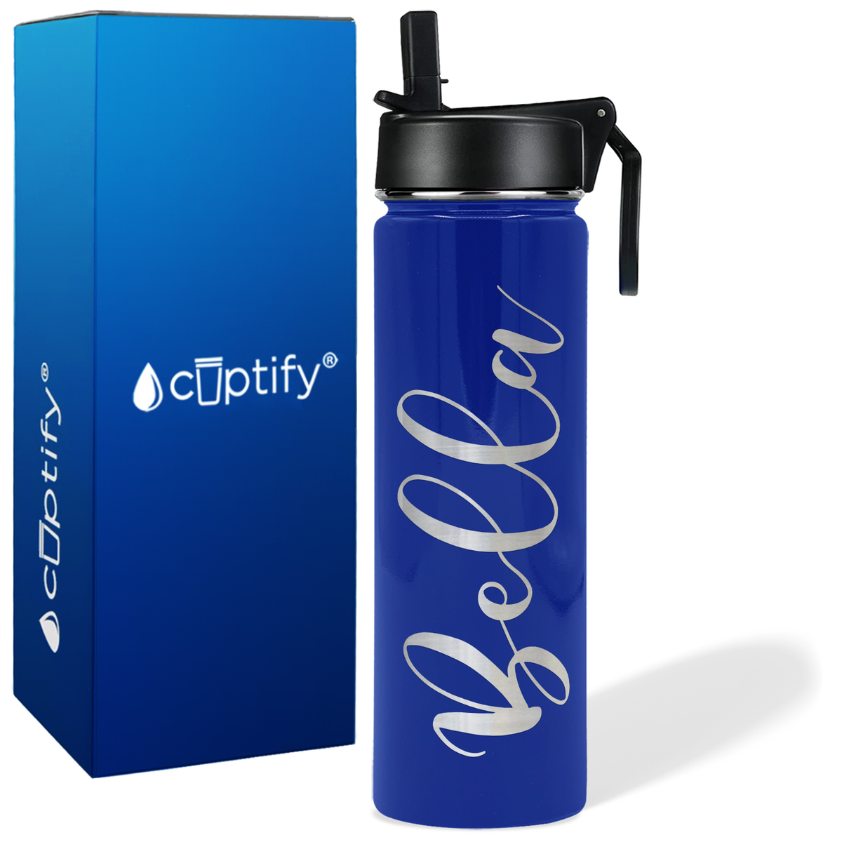 Personalized Bella Style on 24oz Wide Mouth