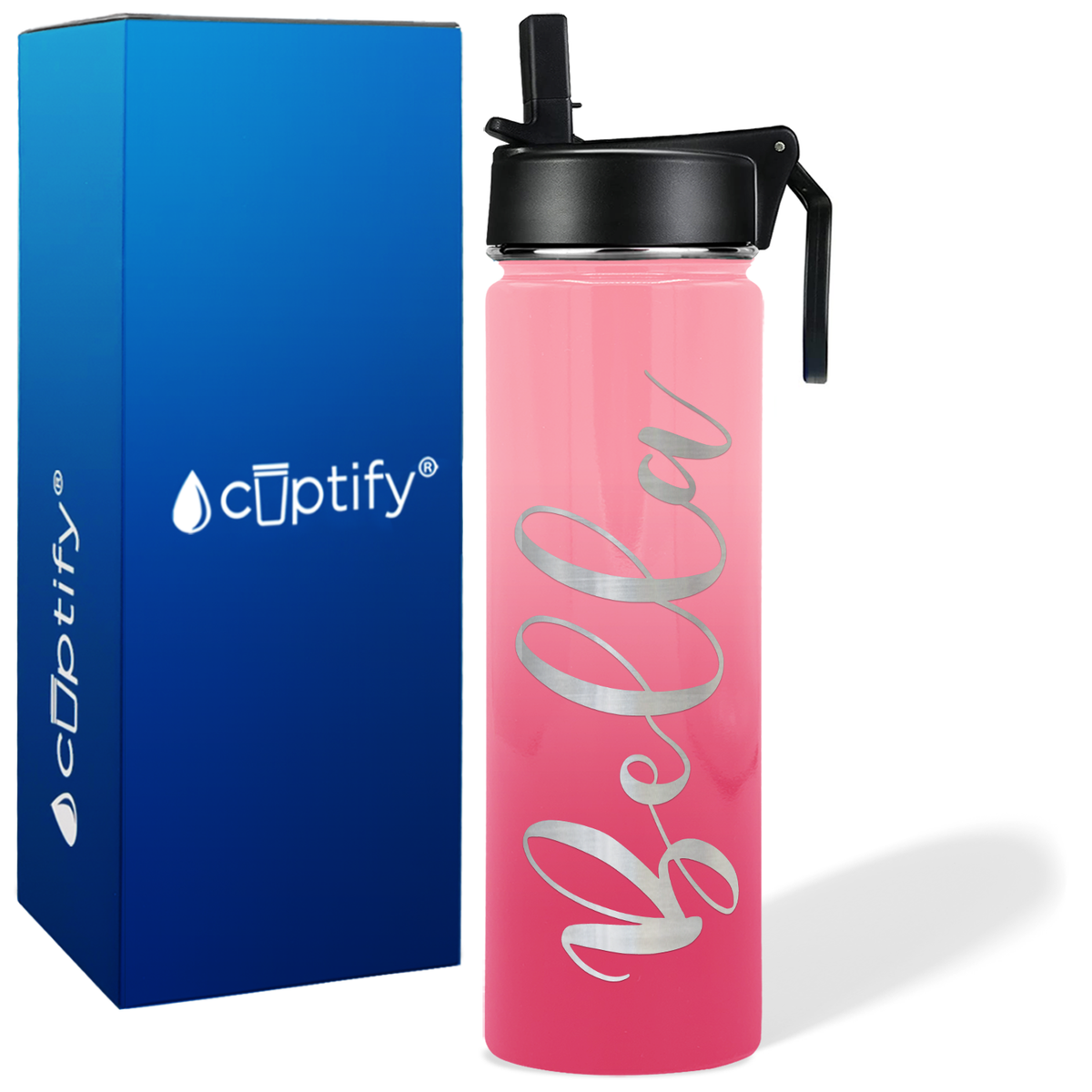 Personalized Bella Style on 24oz Wide Mouth