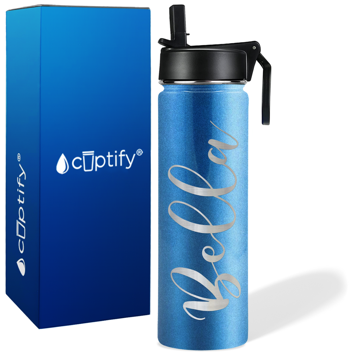 Personalized Bella Style on 24oz Wide Mouth