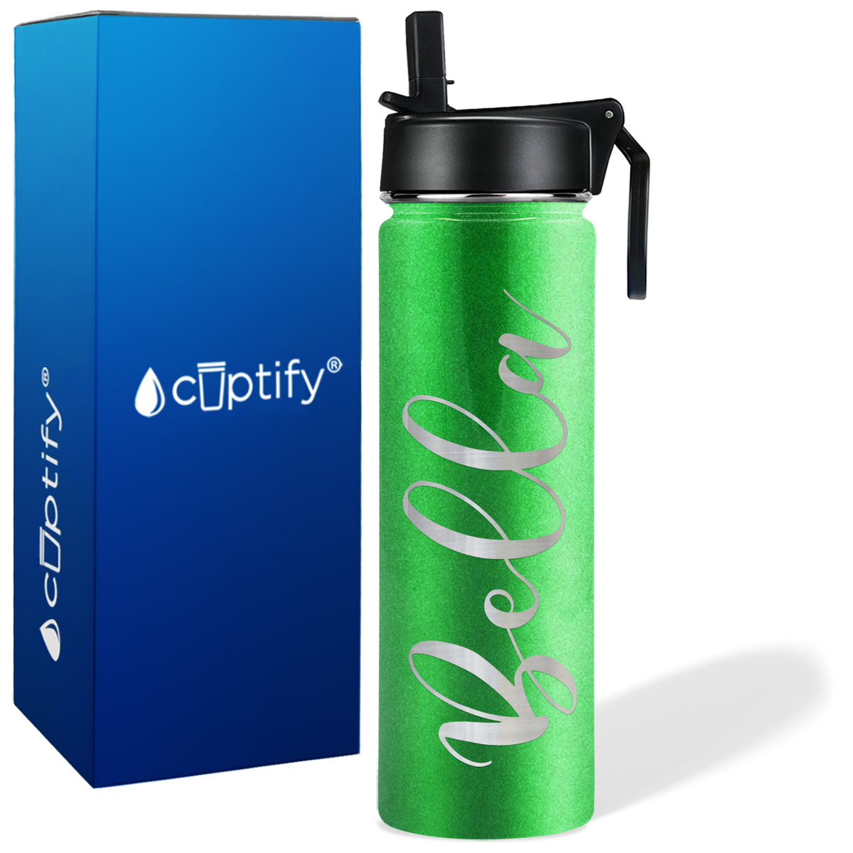 Personalized Bella Style on 24oz Wide Mouth