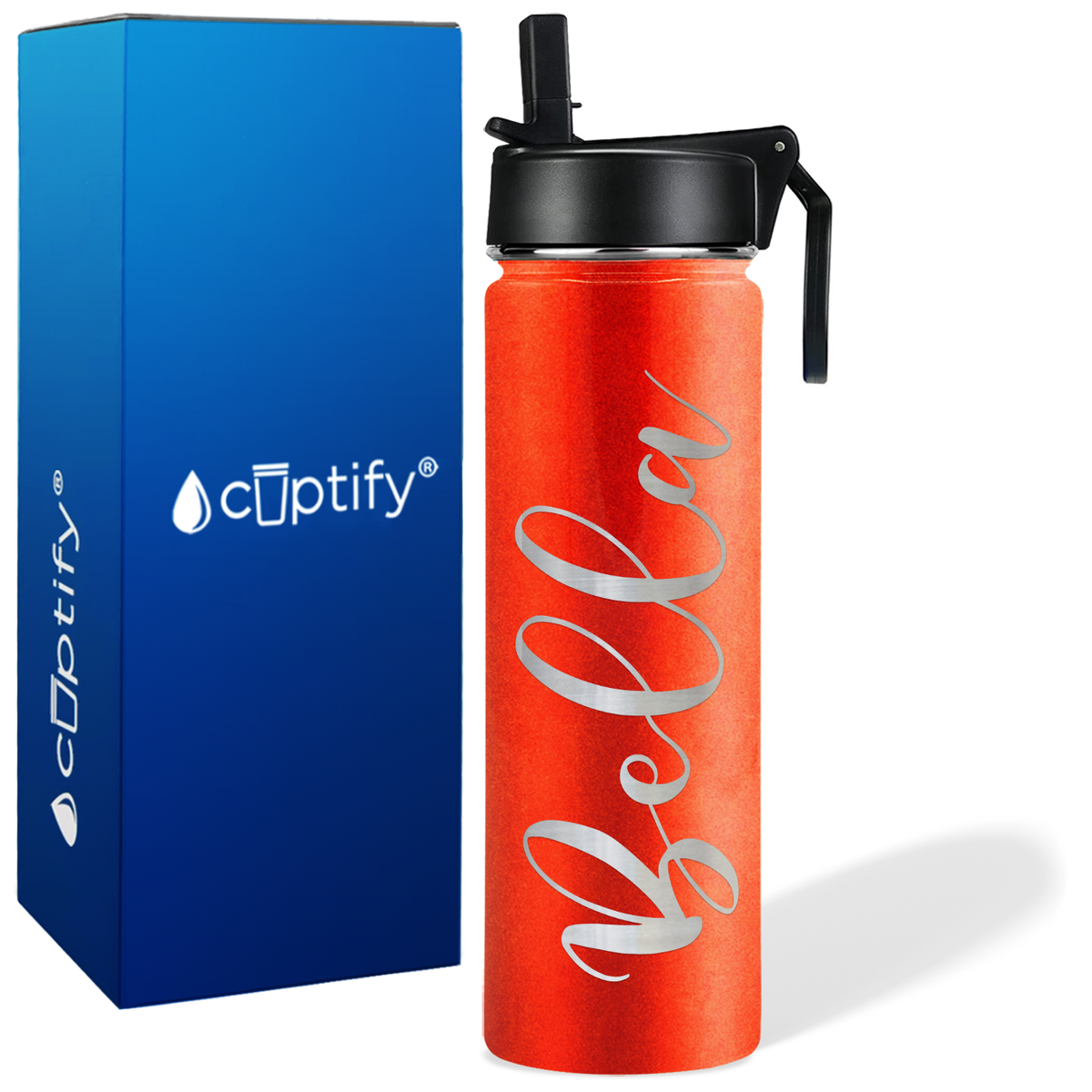 Personalized Bella Style on 24oz Wide Mouth