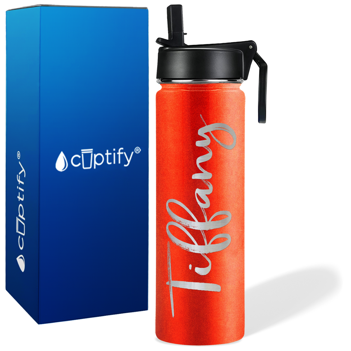 Personalized Tiffany Style on 24oz Wide Mouth