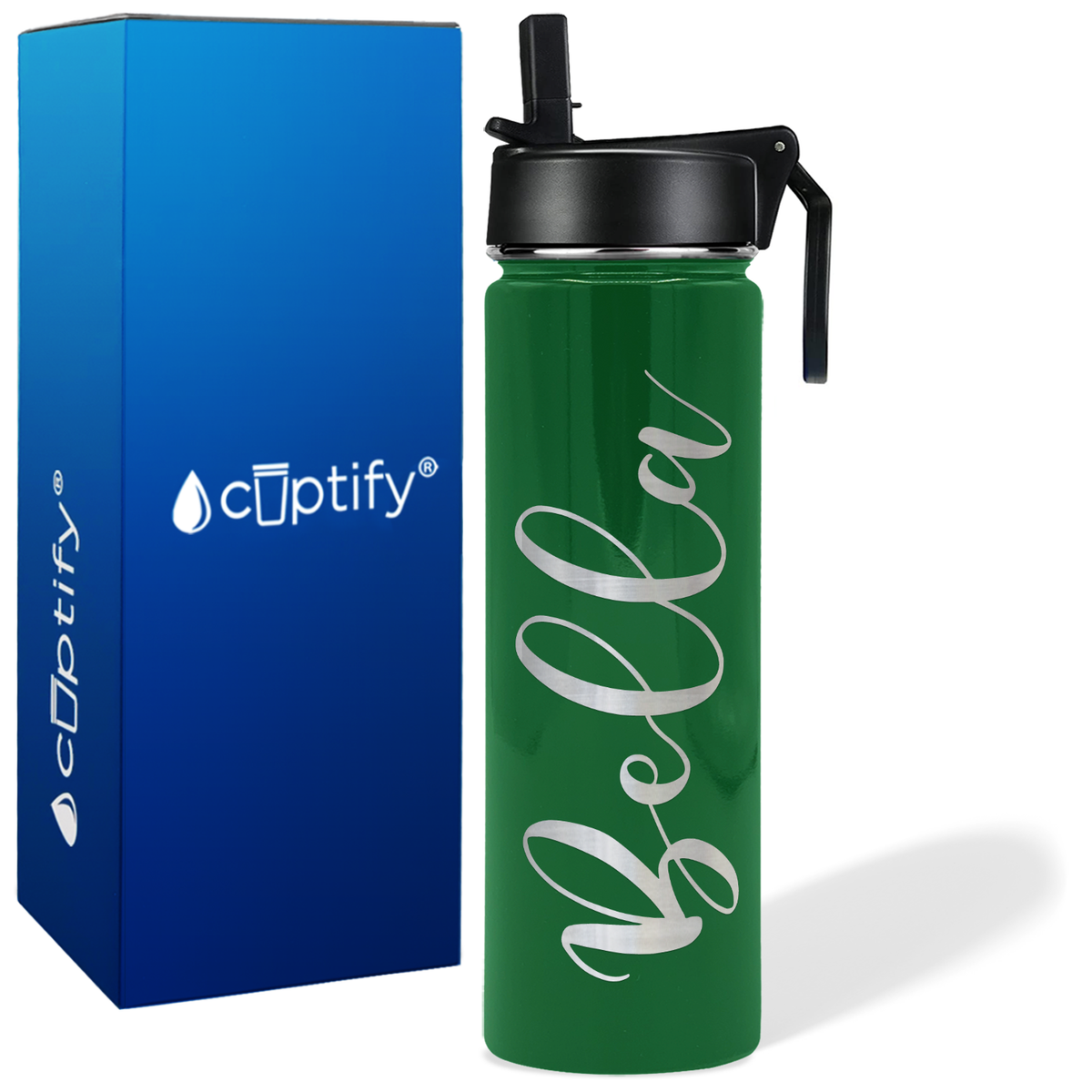 Personalized Bella Style on 24oz Wide Mouth