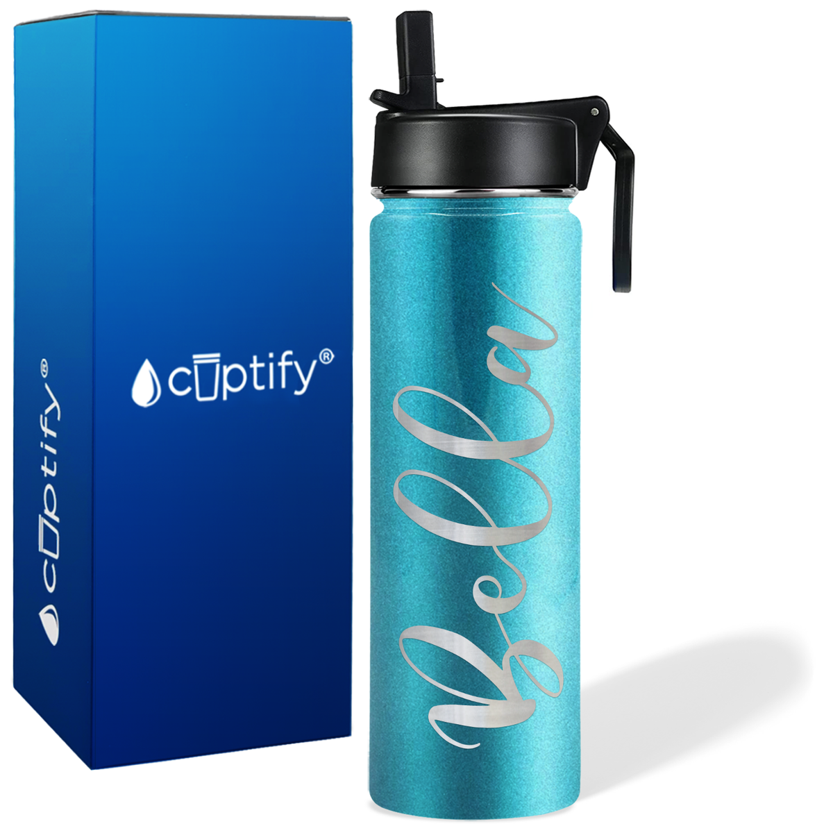 Personalized Bella Style on 24oz Wide Mouth