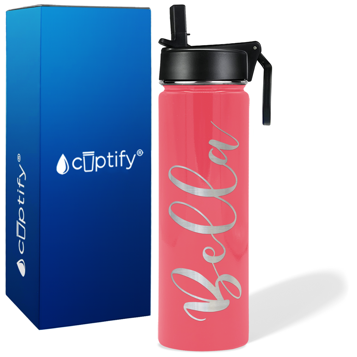 Personalized Bella Style on 24oz Wide Mouth