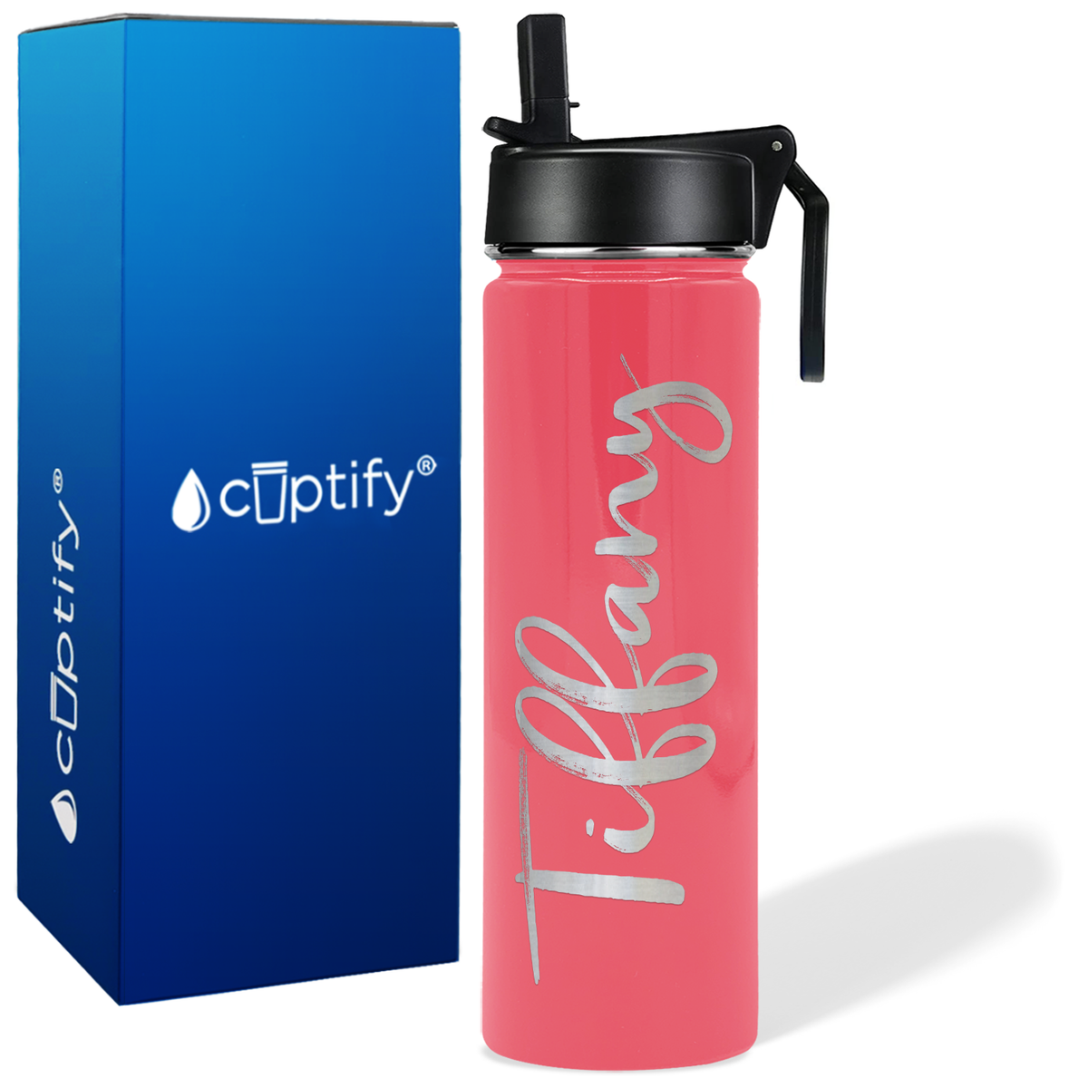 Personalized Tiffany Style on 24oz Wide Mouth