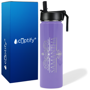 Personalized Vestige Design on 24oz Wide Mouth Bottle
