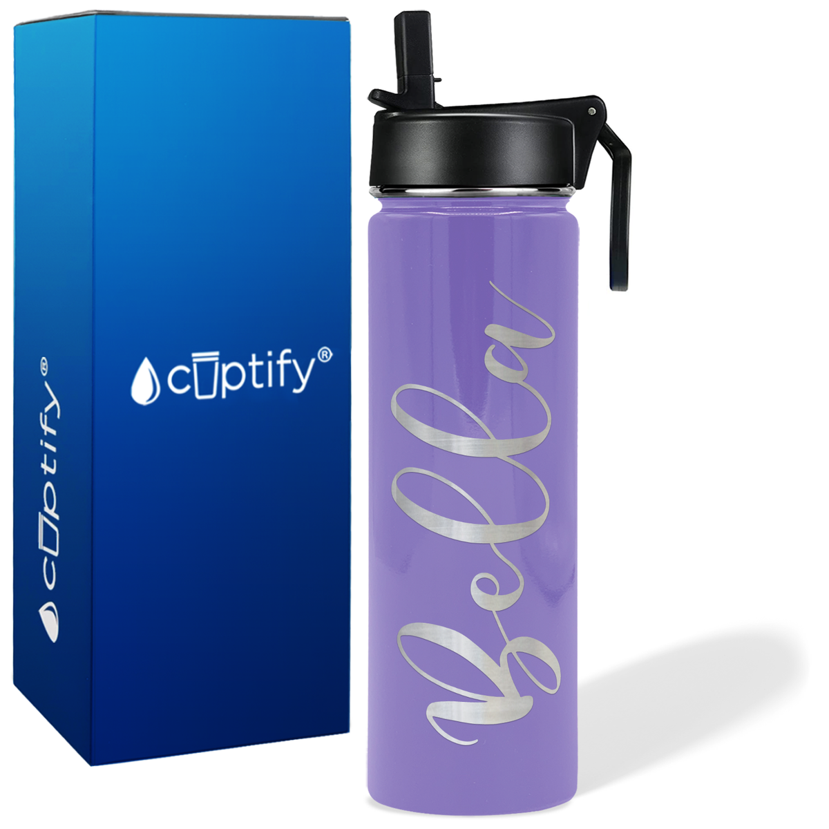 Personalized Bella Style on 24oz Wide Mouth