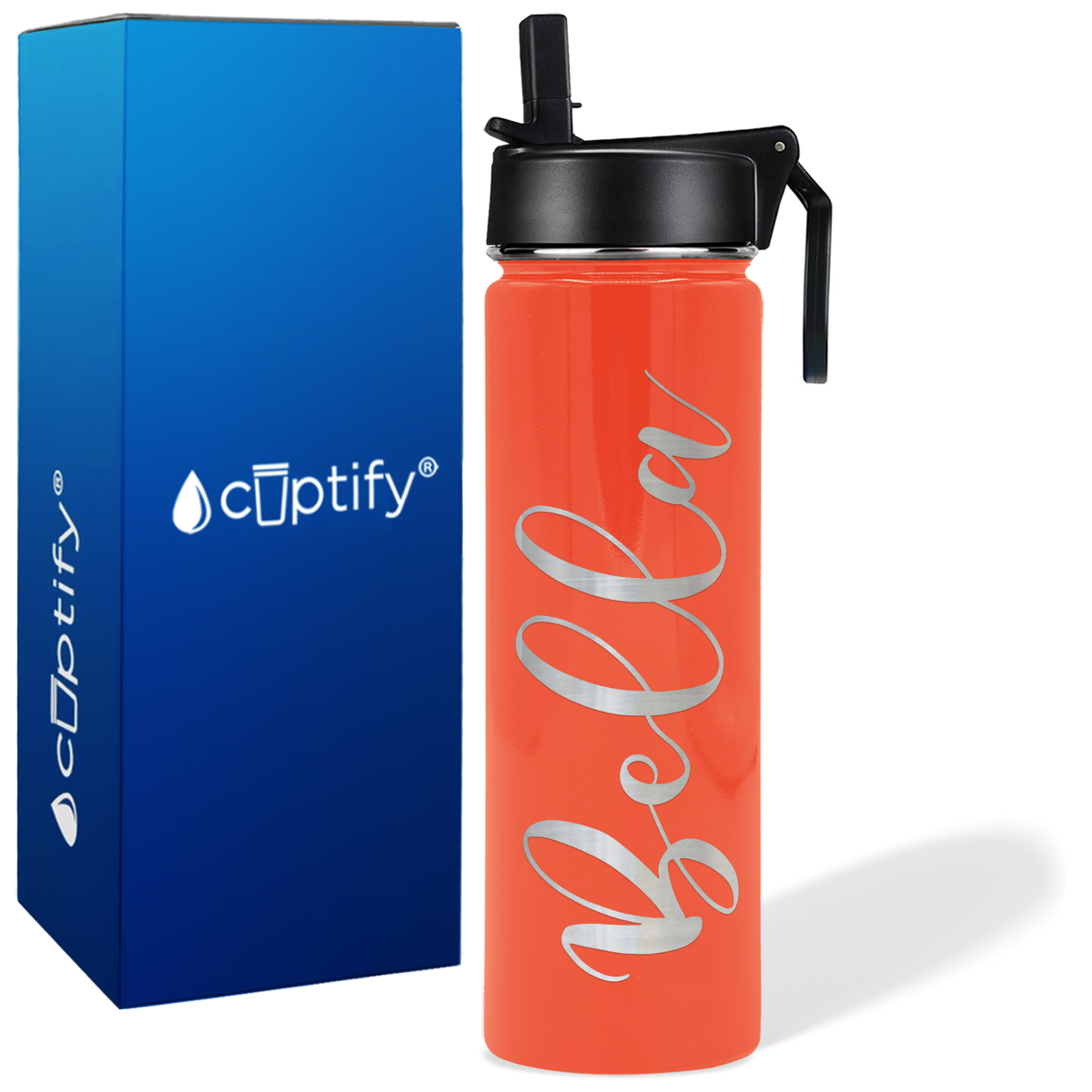 Personalized Bella Style on 24oz Wide Mouth