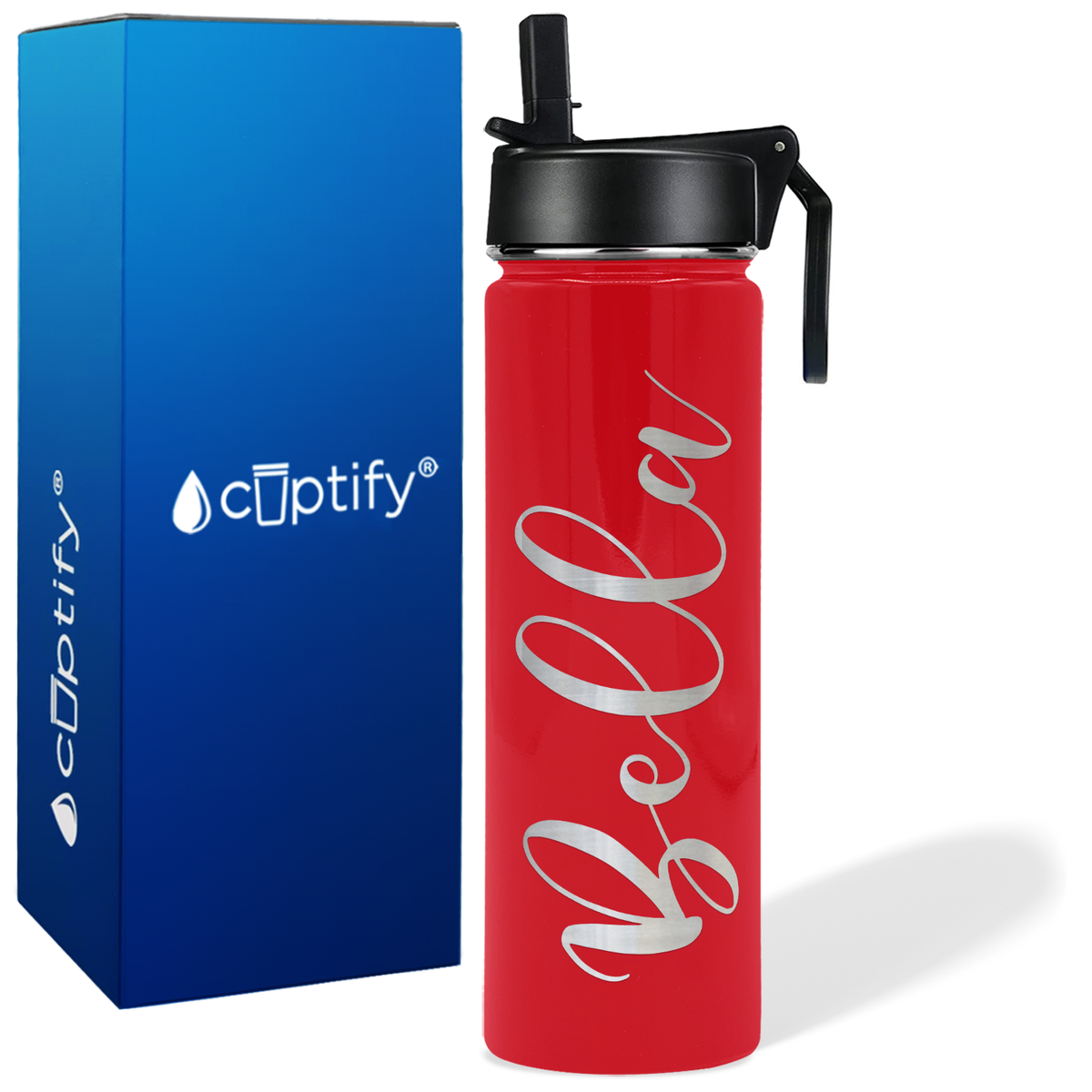 Personalized Bella Style on 24oz Wide Mouth