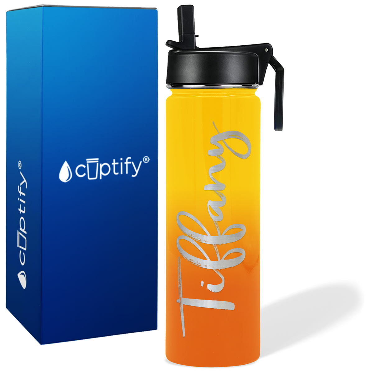 Personalized Tiffany Style on 24oz Wide Mouth