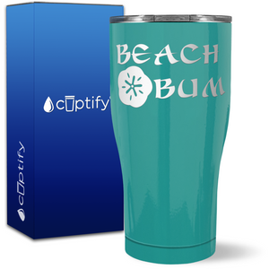 Beach Bum on 27oz Curve Tumbler