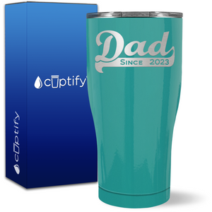 Dad Since on 27oz Curve Tumbler