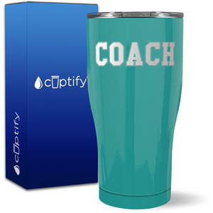 Coach on 27oz Curve Tumbler