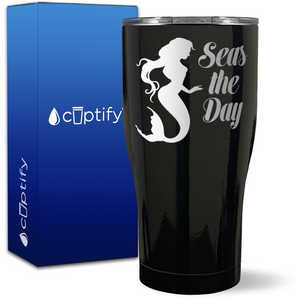 Seas the Day on 27oz Curve Tumbler