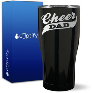 Cheer Dad on 27oz Curve Tumbler