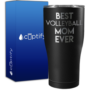 Best Volleyball Mom Ever 27oz Curve Stainless Steel Tumbler