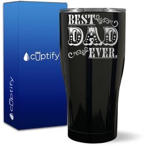 Best Dad Ever Design on 27oz Curve Tumbler