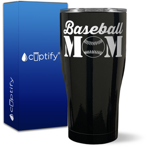 Baseball Mom on 27oz Curve Tumbler