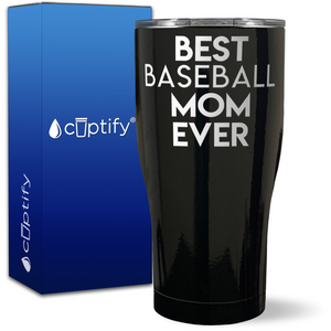 Best Baseball Mom Ever on 27oz Curve Tumbler