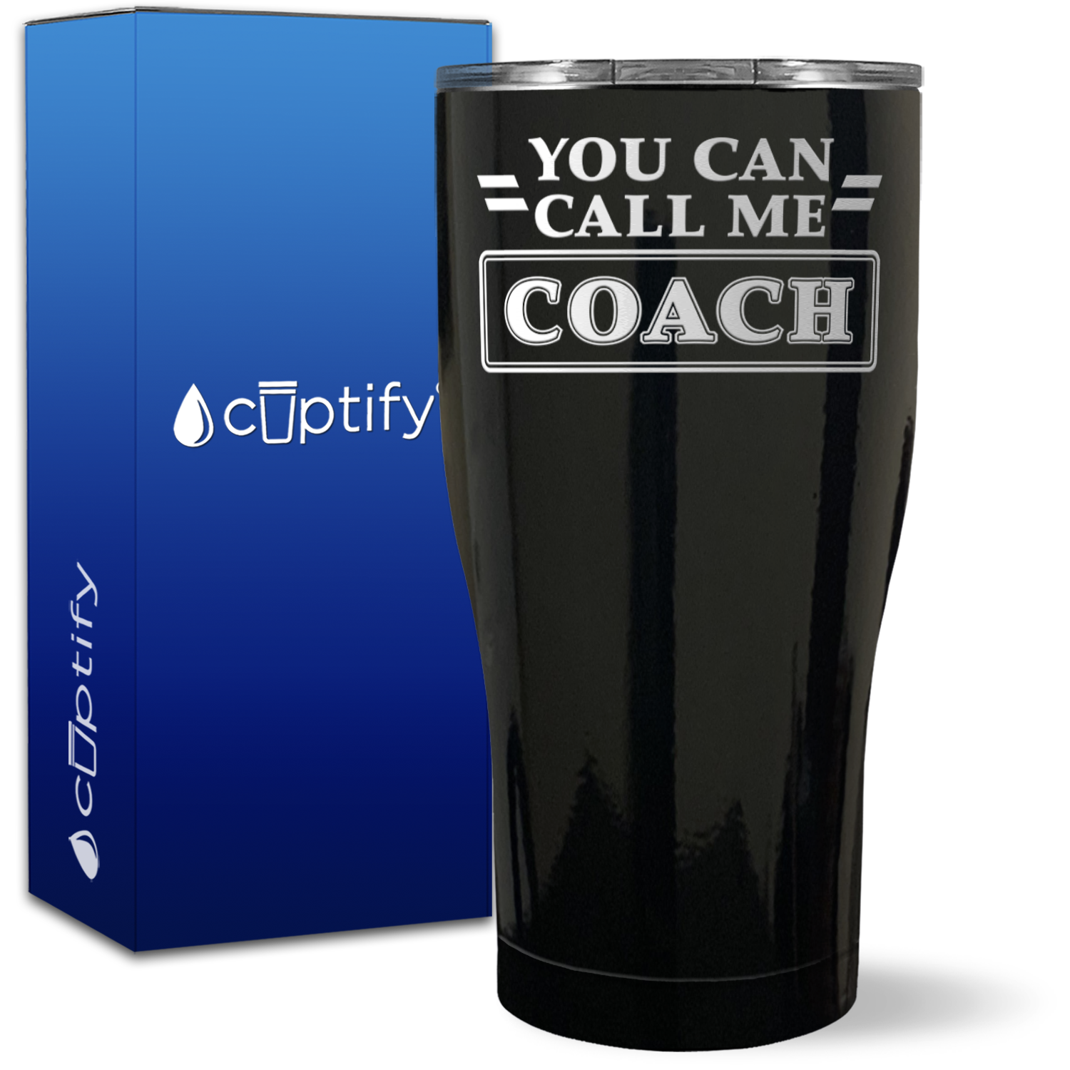 You Can Call Me Coach on 27oz Curve Tumbler
