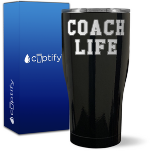 Coach Life on 27oz Curve Tumbler