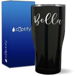 Personalized Bella Style on 27oz Curve Tumbler