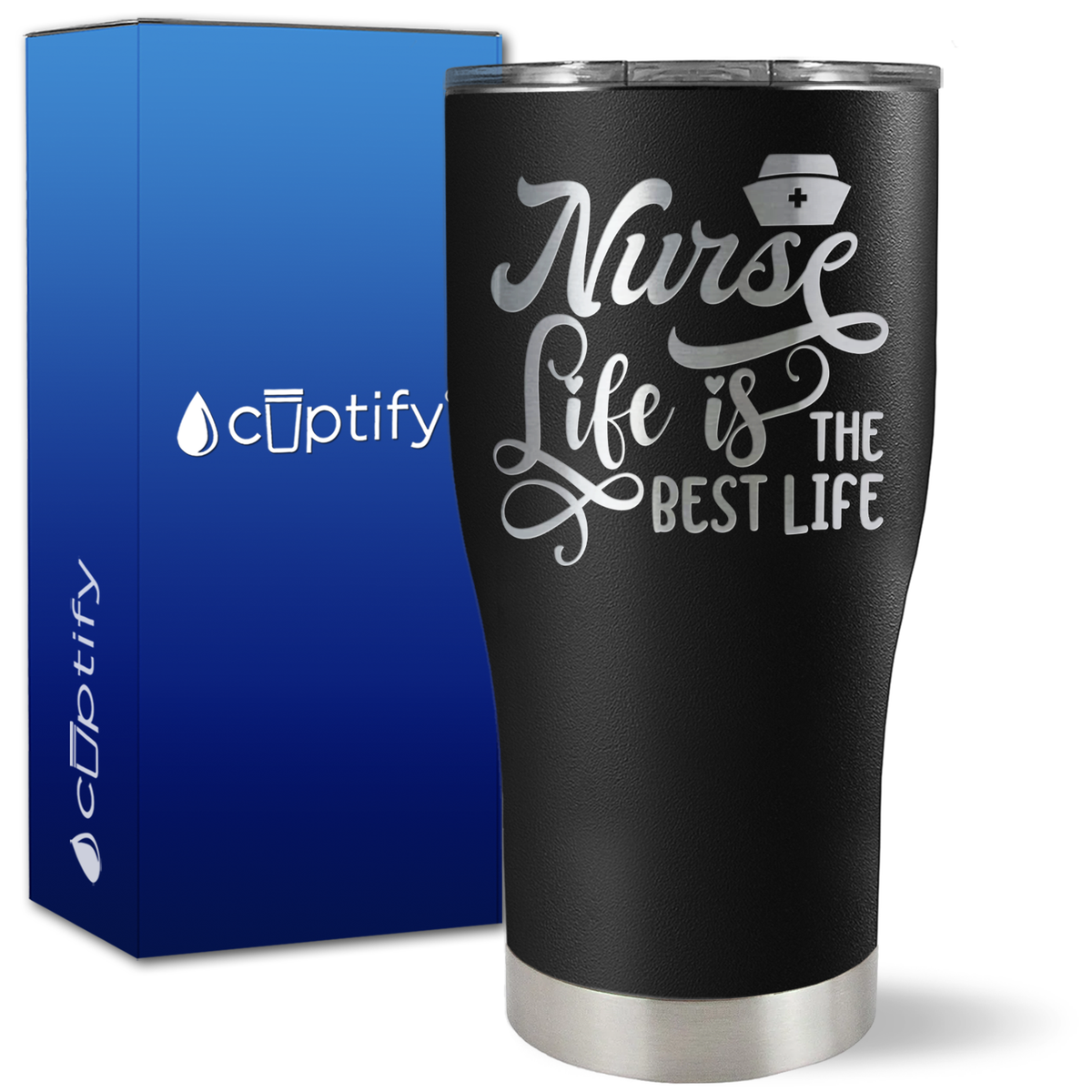 Nurse Life is the Best Life on 27oz Curve Tumbler