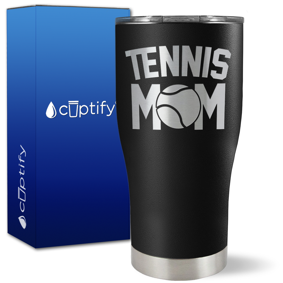 Tennis Mom on 27oz Curve Tumbler