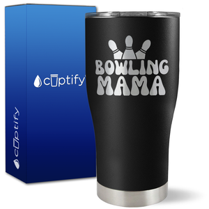 Bowling Mama on 27oz Curve Tumbler