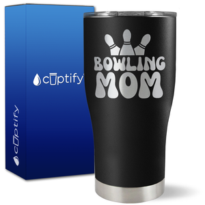 Bowling Mom on 27oz Curve Tumbler