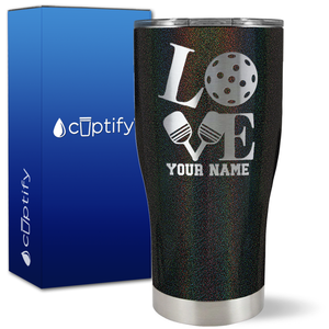 Personalized Love Pickleball on 27oz Curve Tumbler