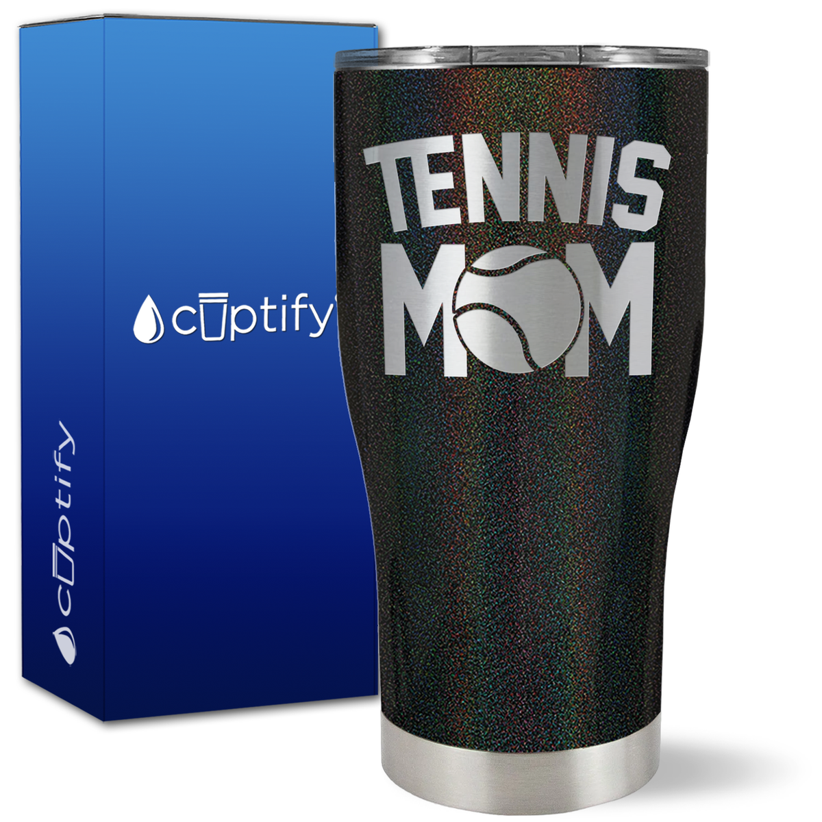 Tennis Mom on 27oz Curve Tumbler