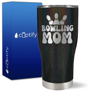 Bowling Mom on 27oz Curve Tumbler