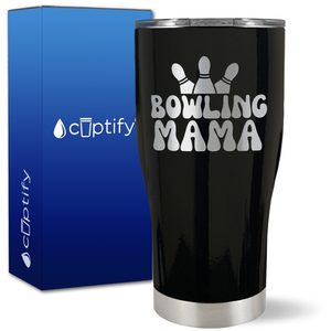 Bowling Mama on 27oz Curve Tumbler