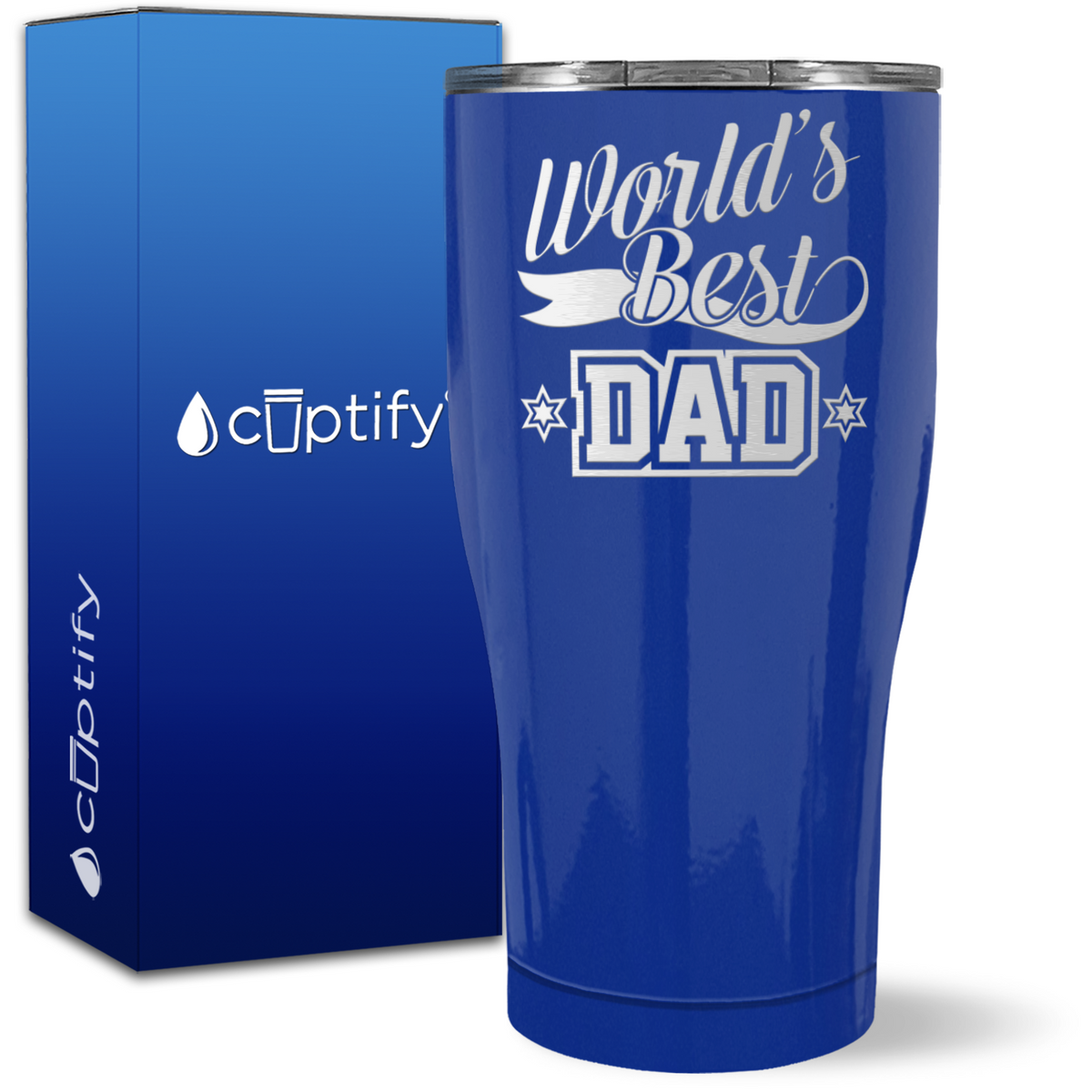 World's Best Dad on 27oz Curve Tumbler