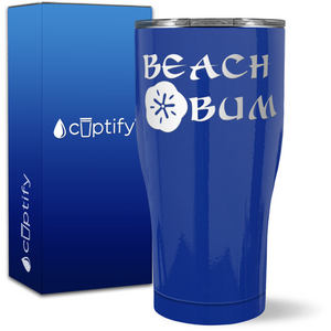 Beach Bum on 27oz Curve Tumbler