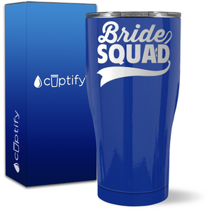 Bride Squad Swoosh on 27oz Curve Tumbler