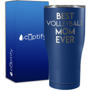 Best Volleyball Mom Ever 27oz Curve Stainless Steel Tumbler