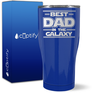 Best Dad in the Galaxy on 27oz Curve Tumbler