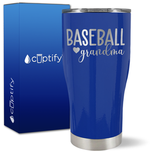 Baseball Grandma on 27oz Curve Tumbler